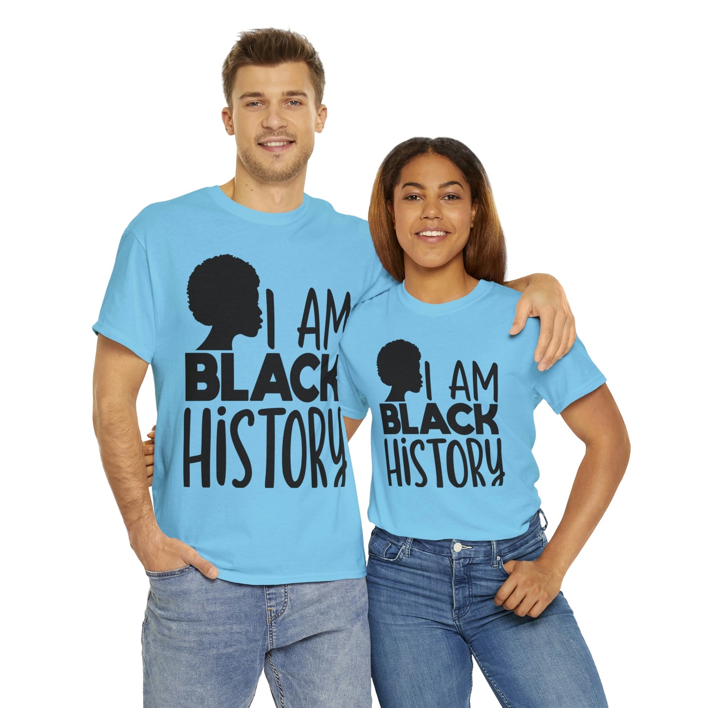 I Am Black History Unisex Heavy Cotton Tee