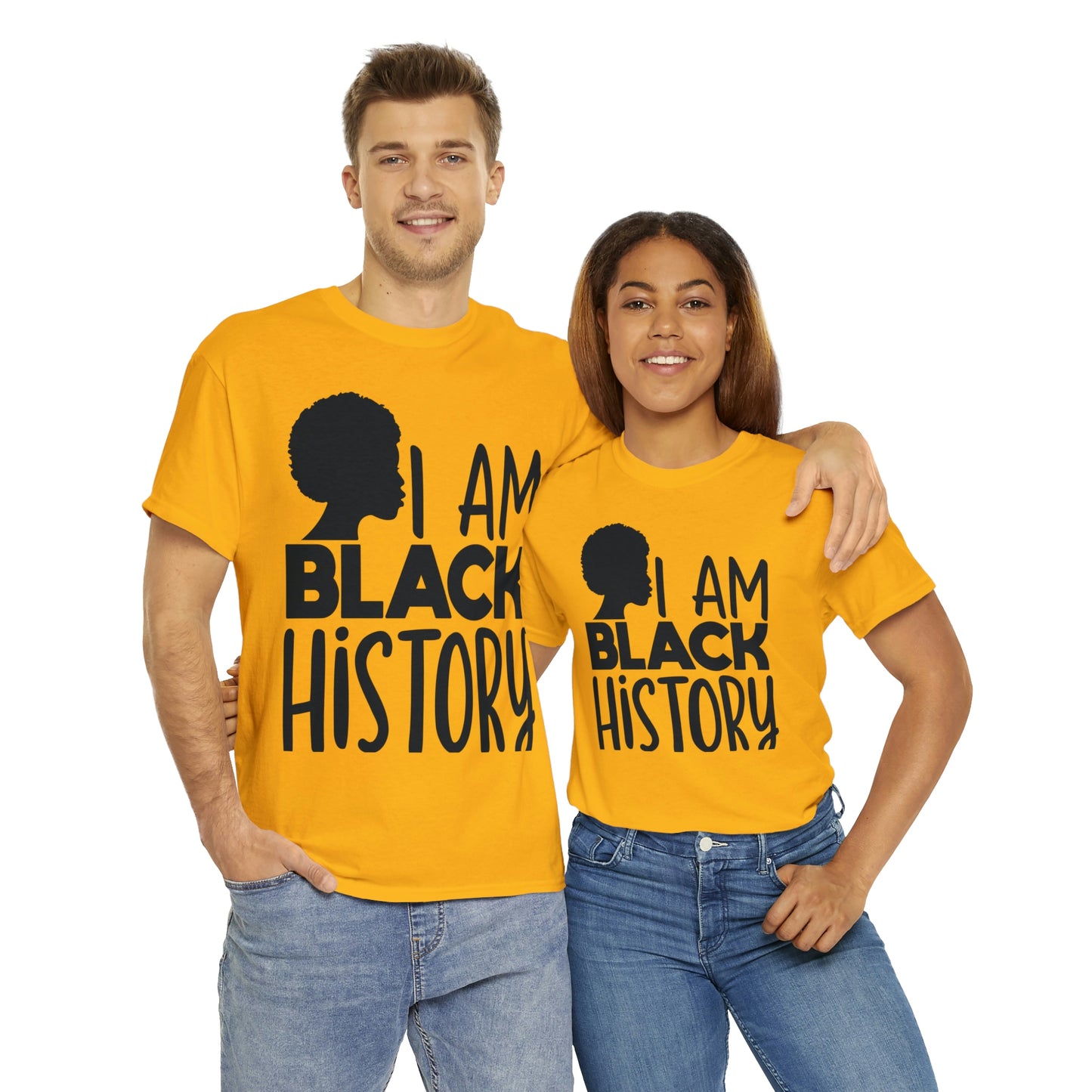 I Am Black History Unisex Heavy Cotton Tee