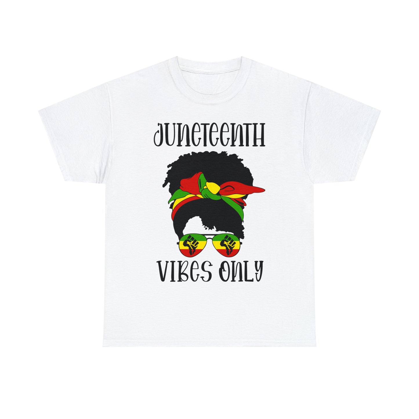 Juneteenth Vibes Unisex Heavy Cotton Tee