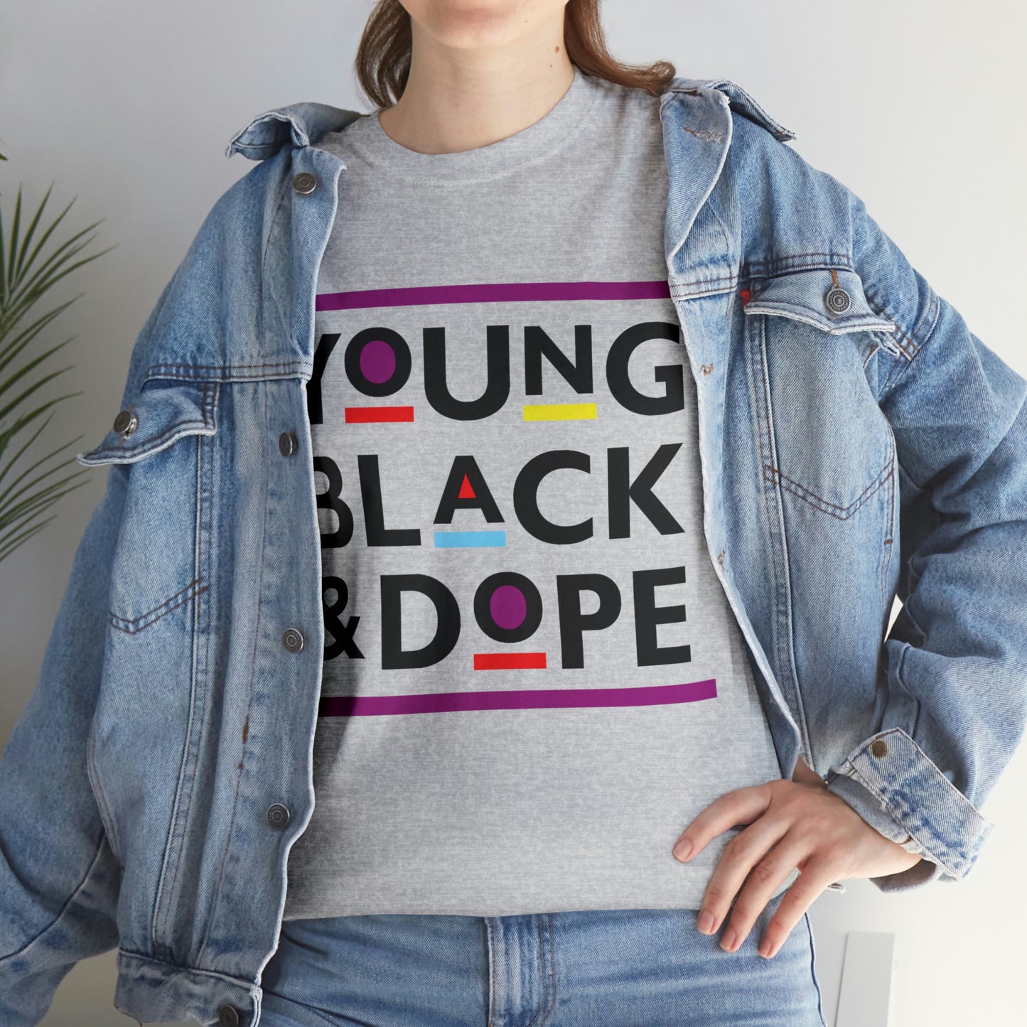 Young black & Dope Unisex Heavy Cotton Tee