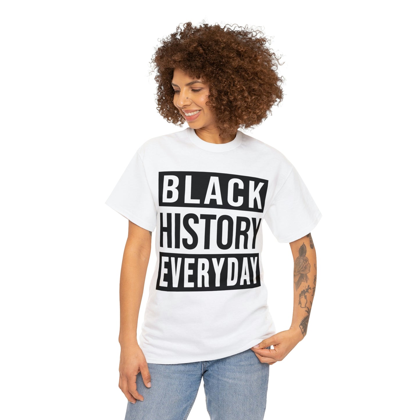 Black History Everyday Unisex Heavy Cotton Tee