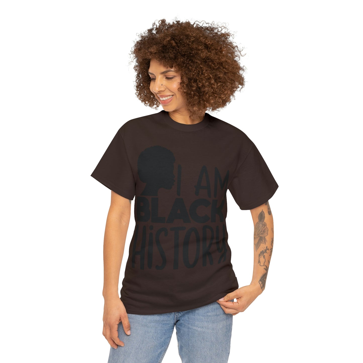 I Am Black History Unisex Heavy Cotton Tee
