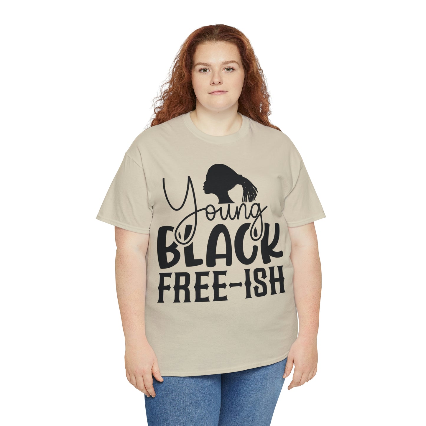 Young Black Unisex Heavy Cotton Tee