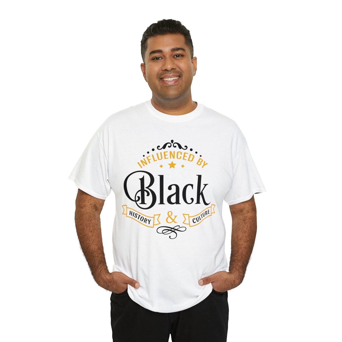 Influenced DTF Print Unisex Heavy Cotton Tee