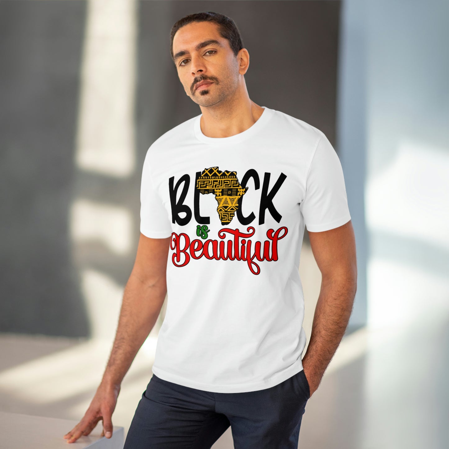 Black is Beautiful Organic Creator T-shirt - Unisex