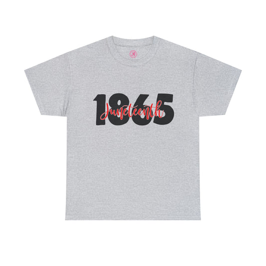Juneteenth-Red Unisex Heavy Cotton Tee