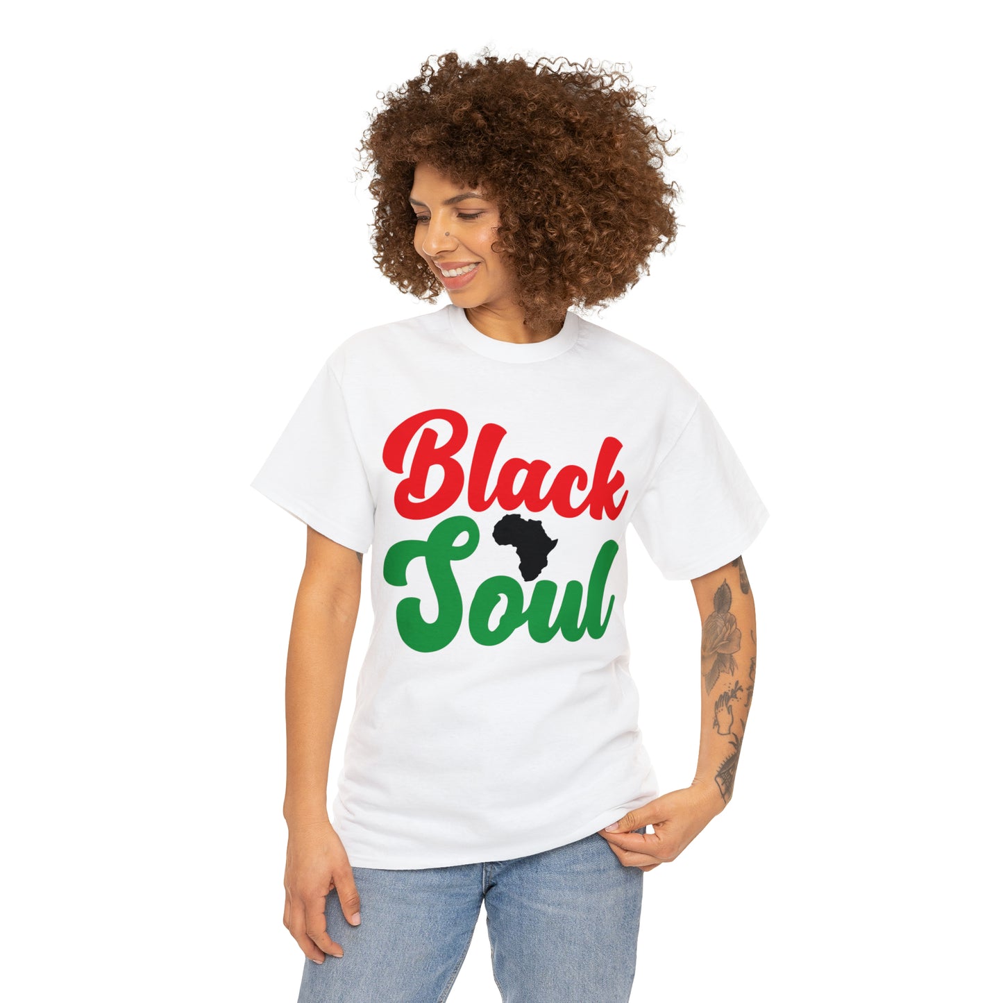 Soul (Vinyl Print-3 Color) Unisex Heavy Cotton Tee