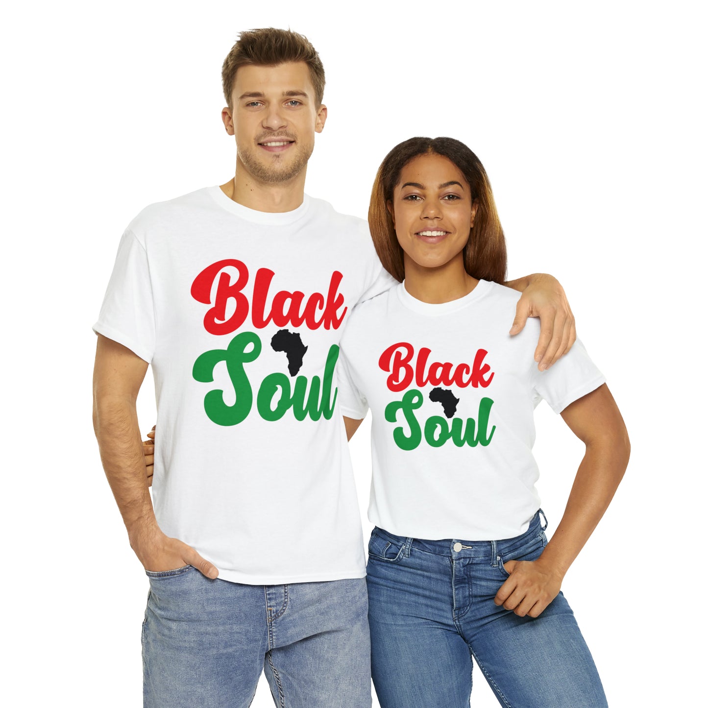 Soul (Vinyl Print-3 Color) Unisex Heavy Cotton Tee