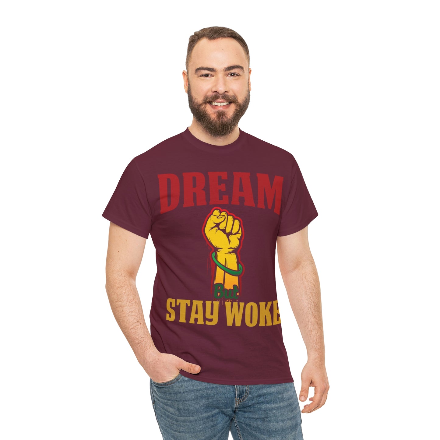 Dream/Woke Unisex Heavy Cotton Tee