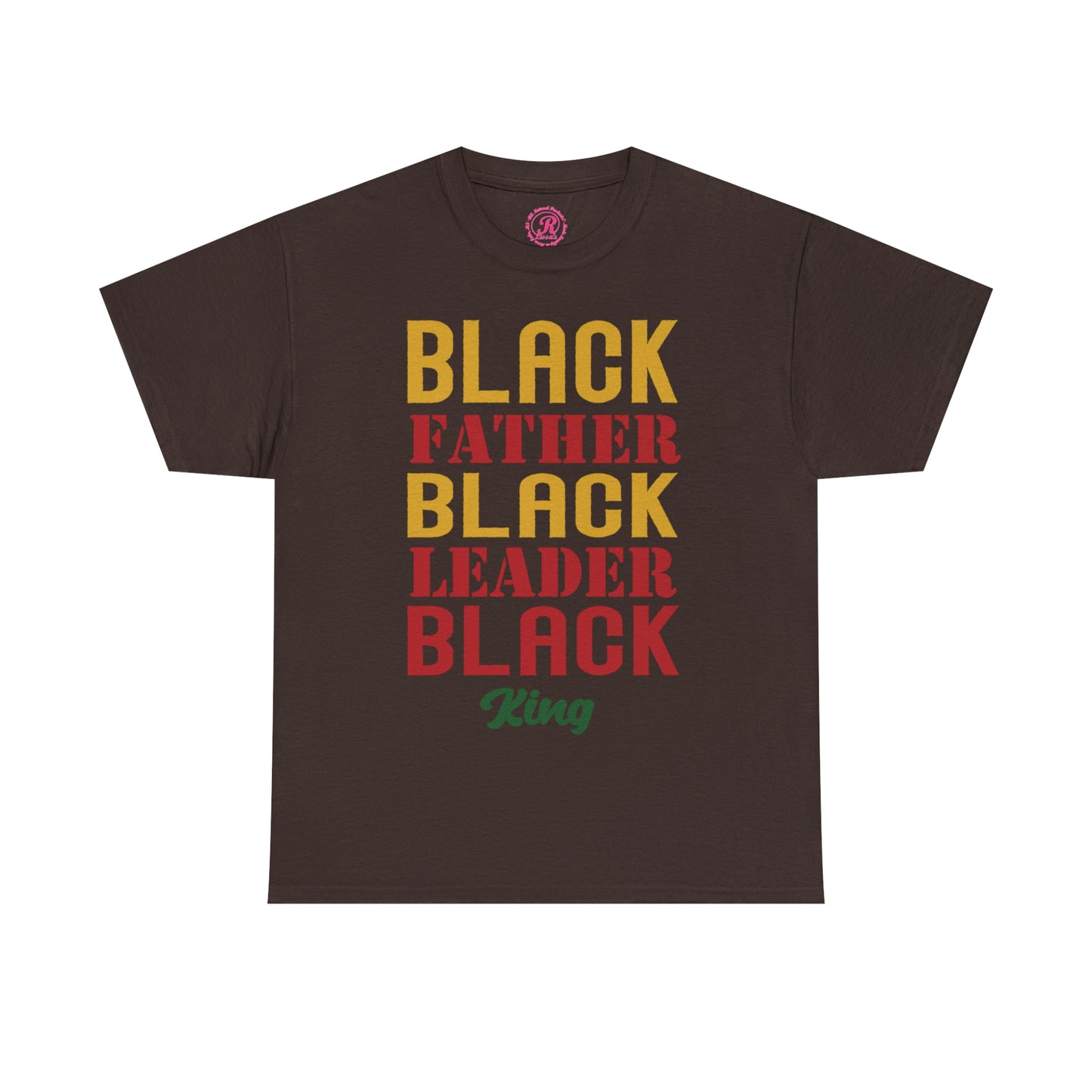 Black Fathers Block Unisex Heavy Cotton Tee