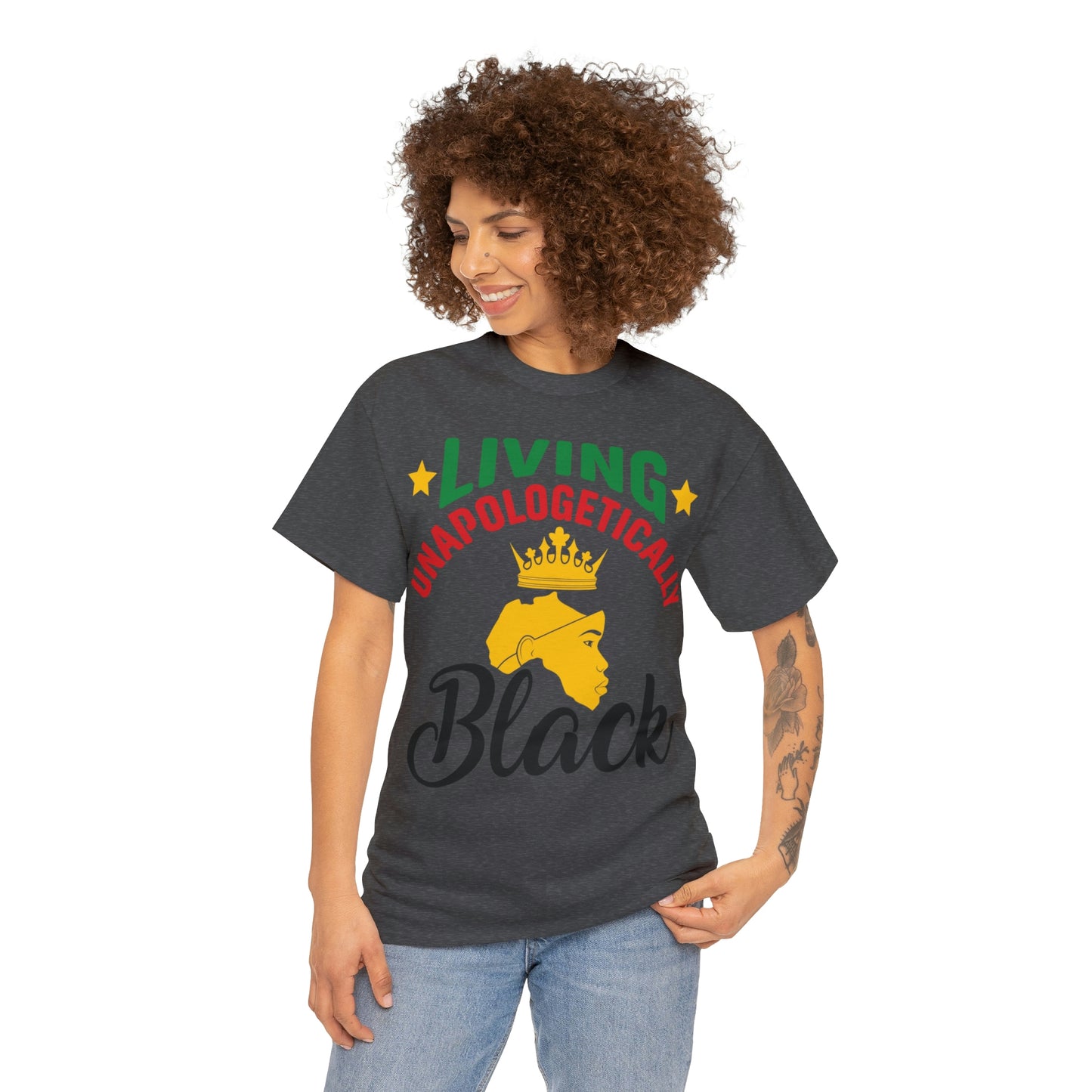 Living Unapologetically Unisex Heavy Cotton Tee