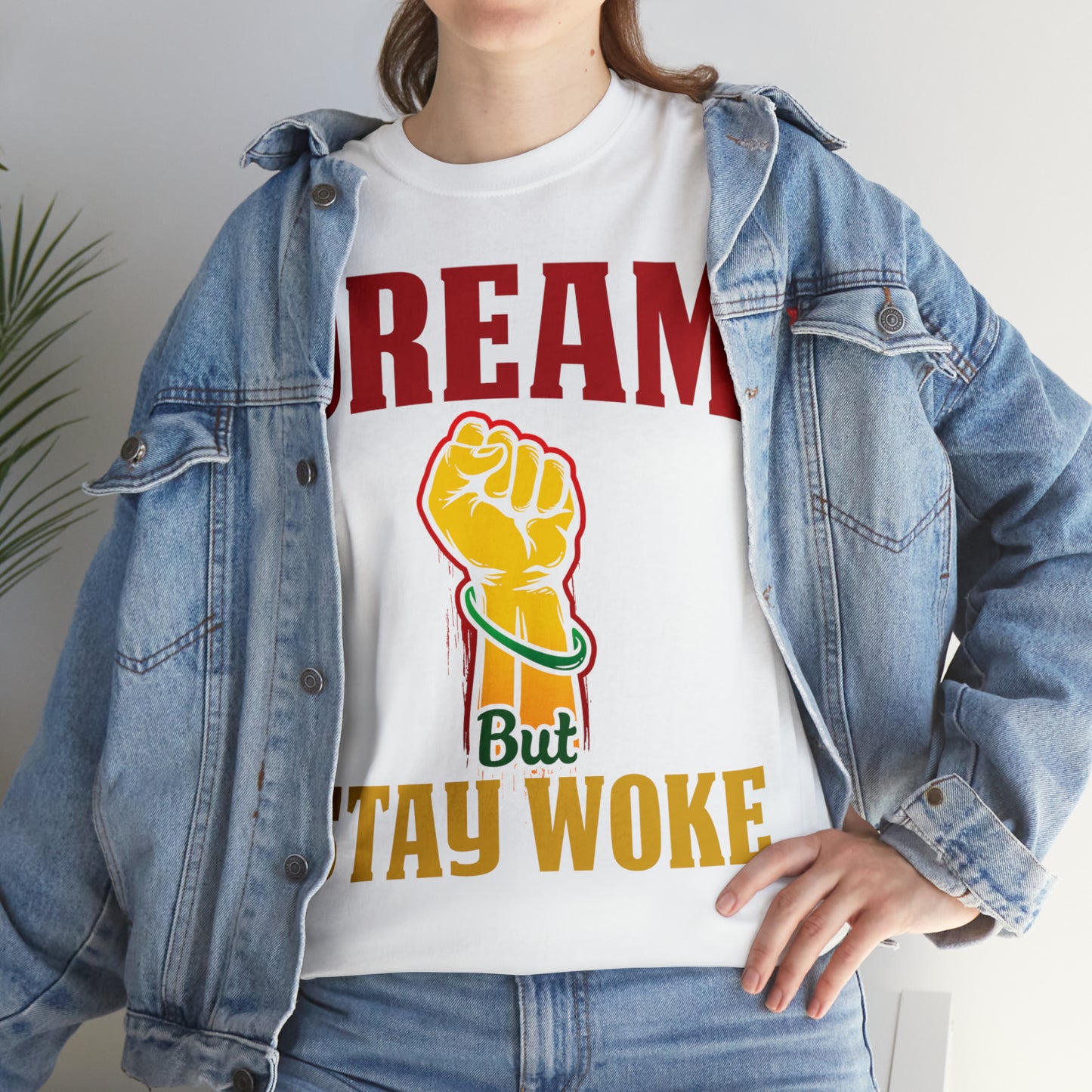 Stay Woke Unisex Heavy Cotton Tee