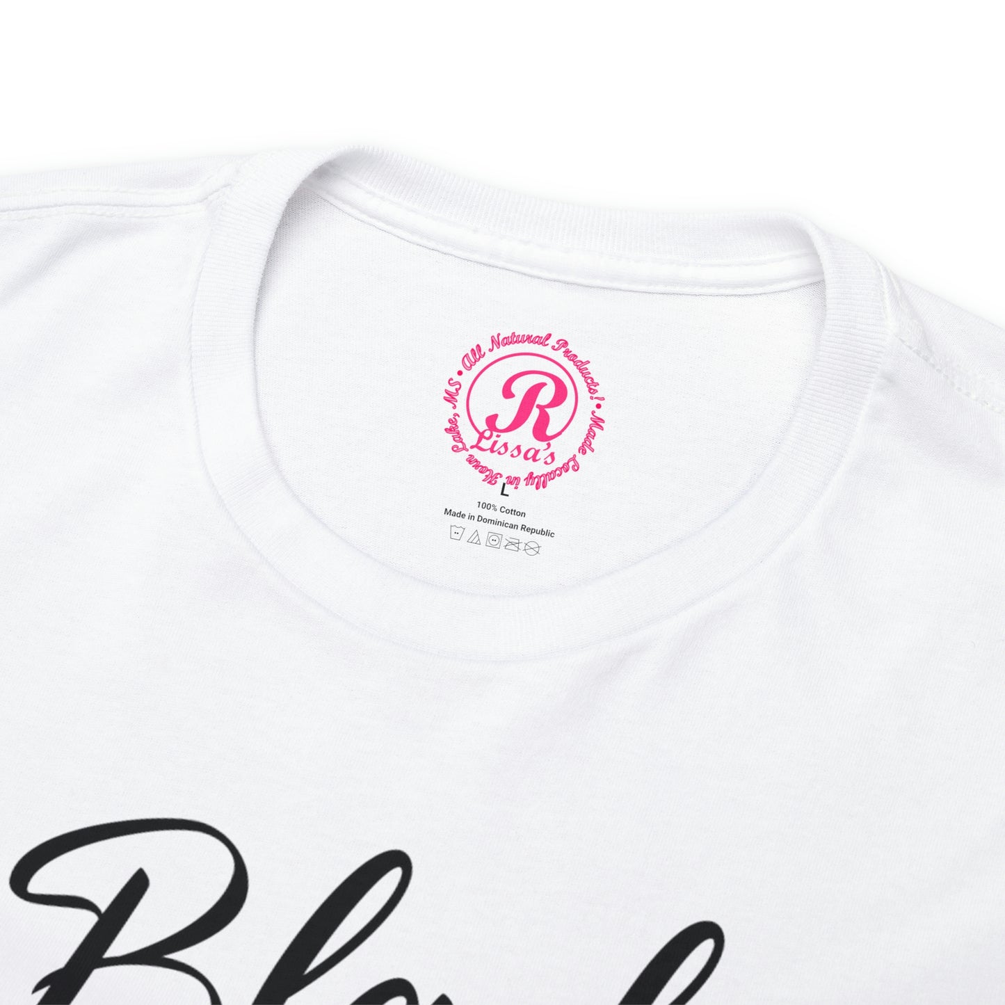 Black Father Script Unisex Heavy Cotton Tee