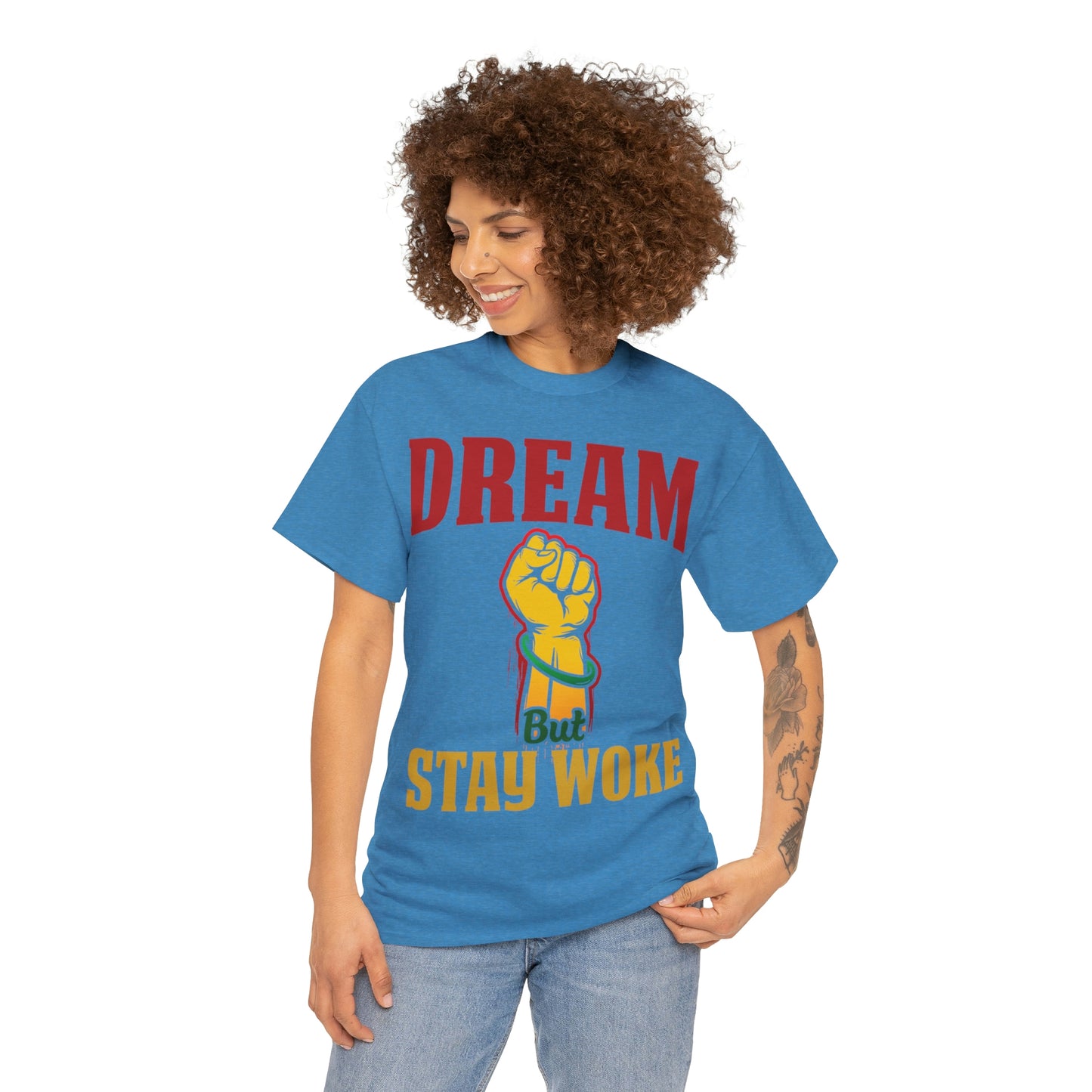 Dream/Woke Unisex Heavy Cotton Tee