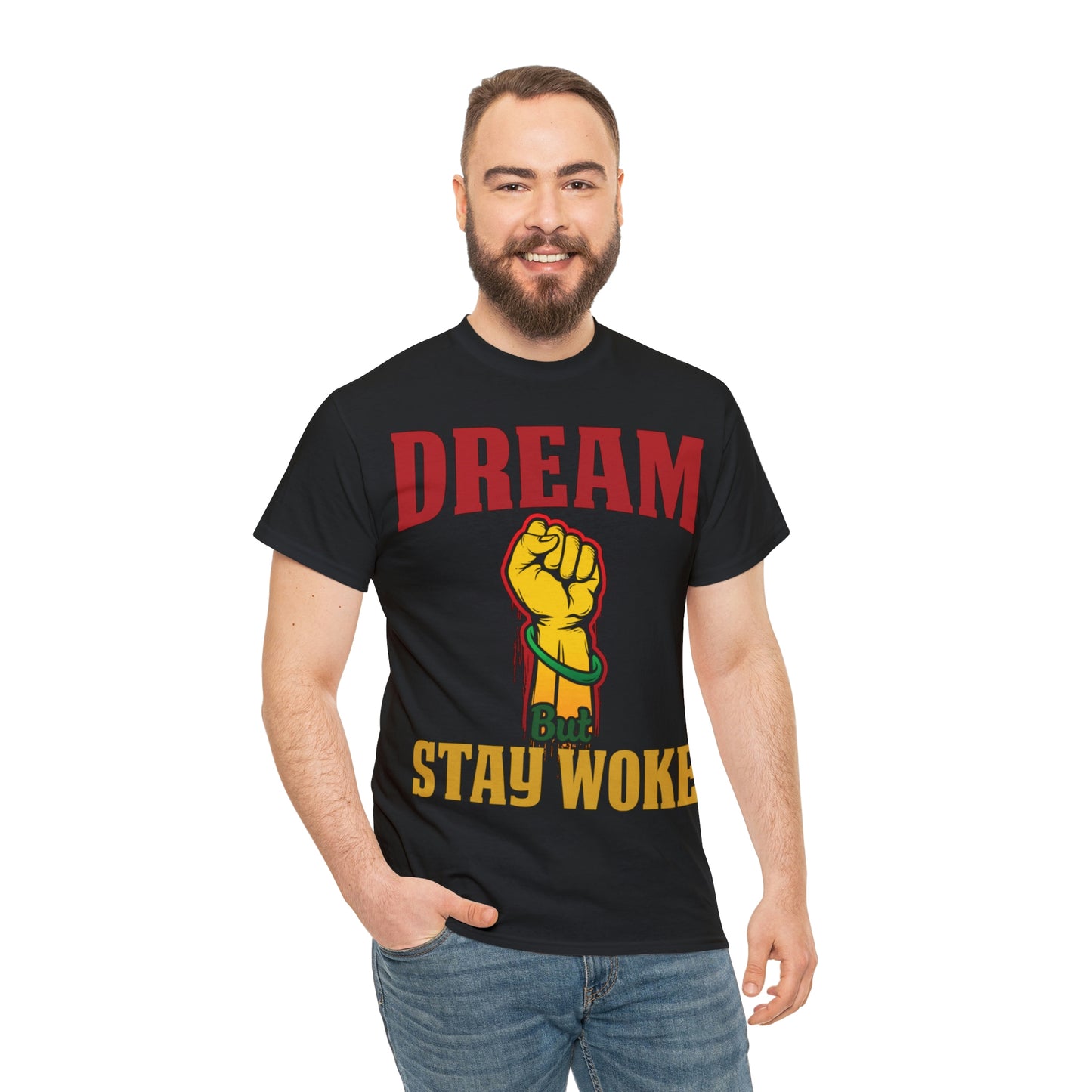 Dream/Woke Unisex Heavy Cotton Tee