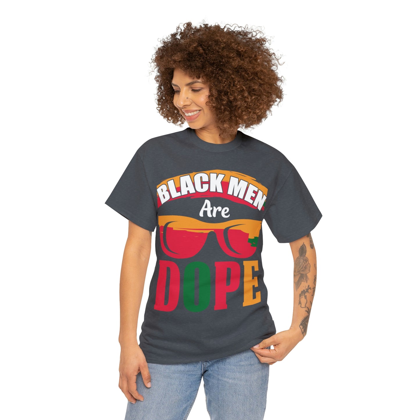 Black Man Dope Unisex Heavy Cotton Tee