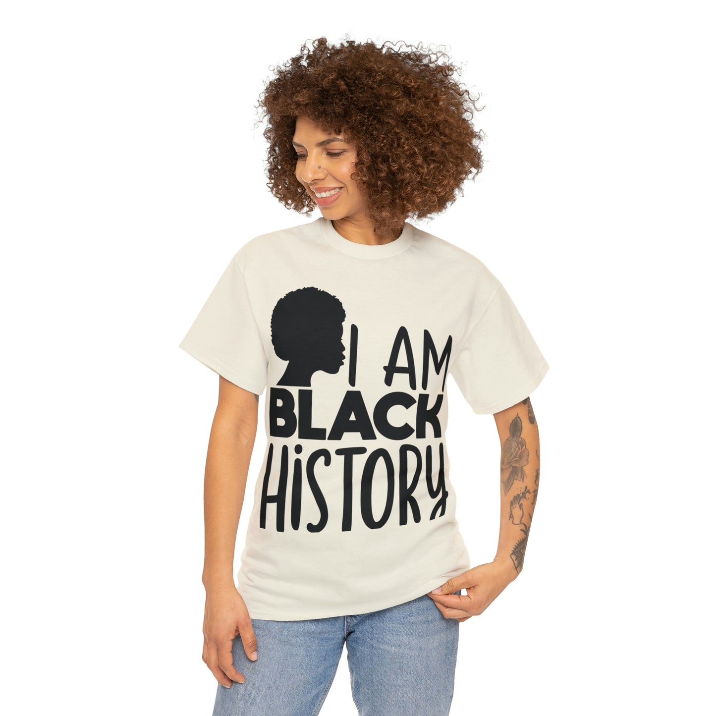 I Am Black History Unisex Heavy Cotton Tee