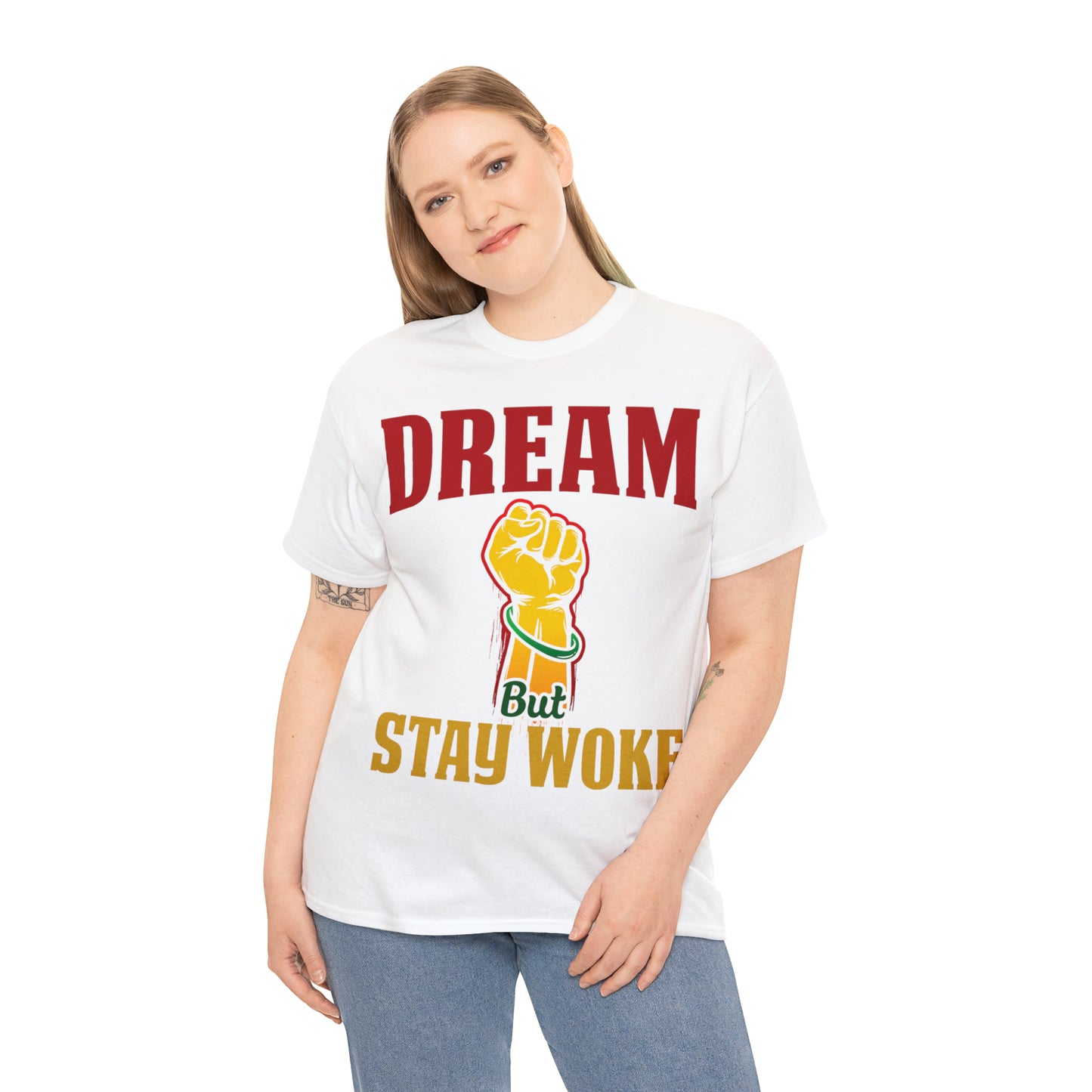 Stay Woke Unisex Heavy Cotton Tee
