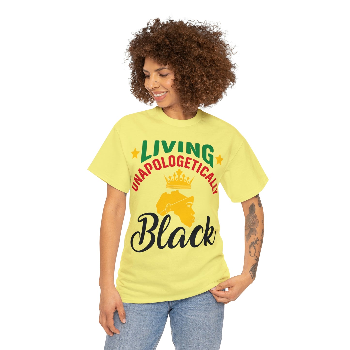 Living Unapologetically Unisex Heavy Cotton Tee