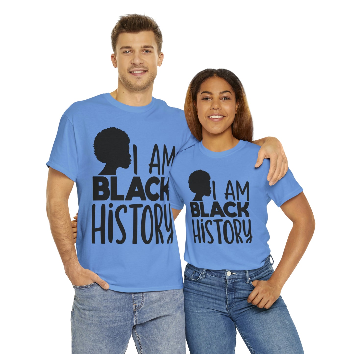 I Am Black History Unisex Heavy Cotton Tee