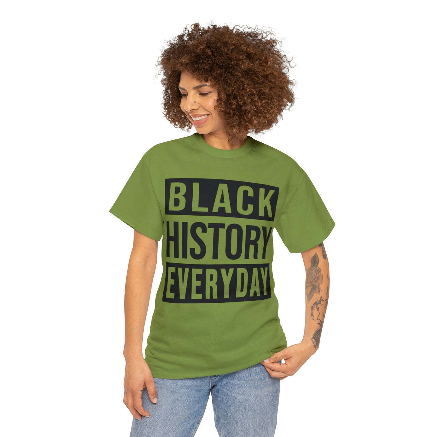 Black History Everyday Unisex Heavy Cotton Tee