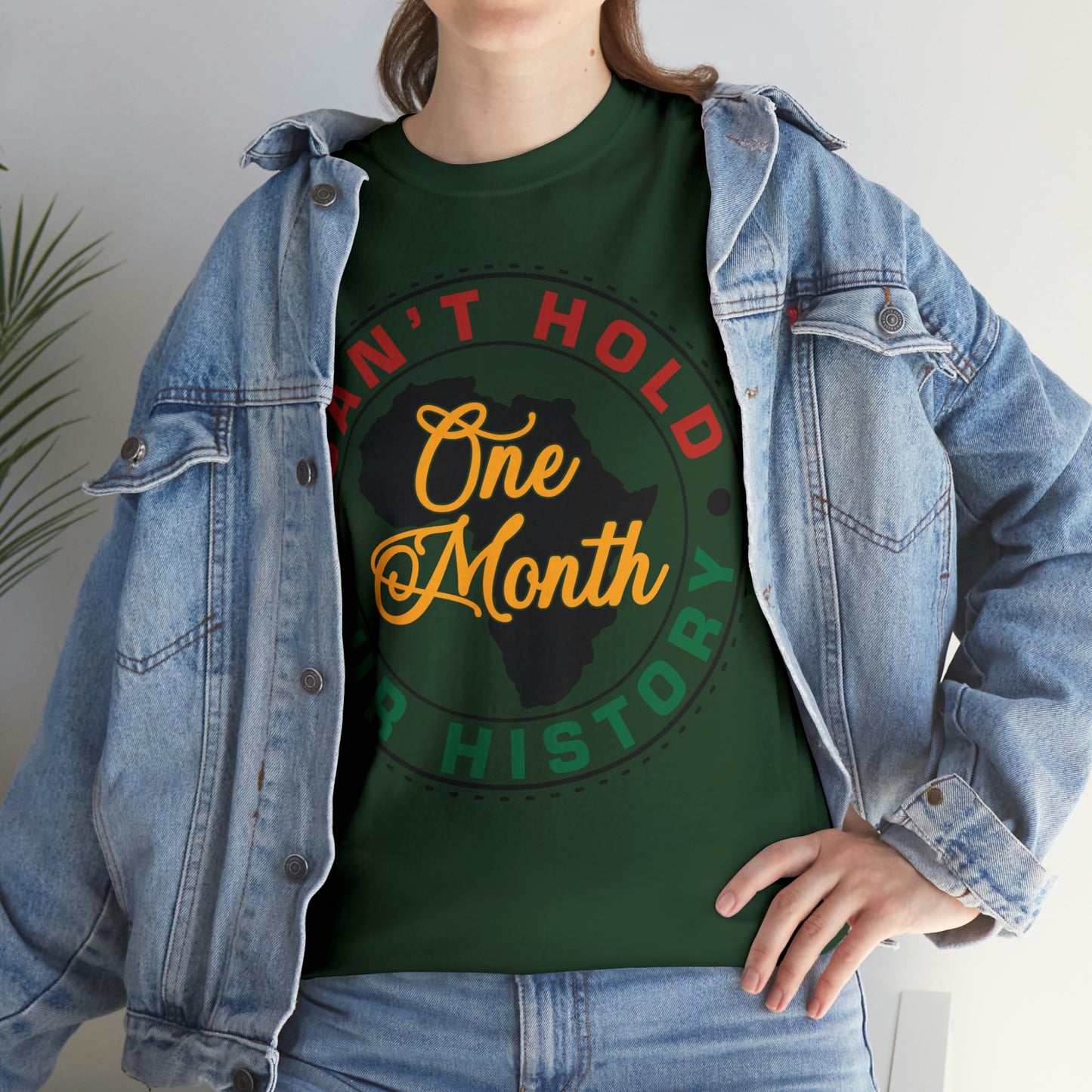 One Month Unisex Heavy Cotton Tee