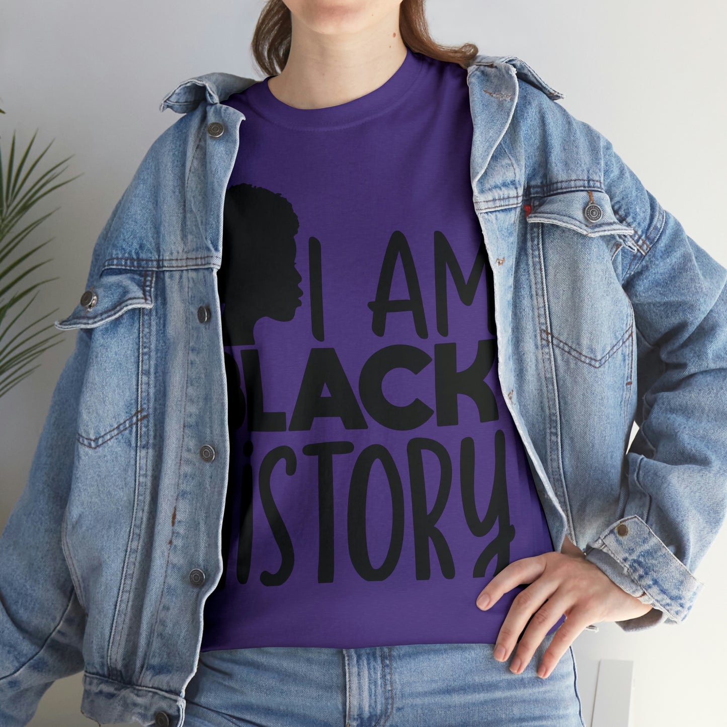 I Am Black History Unisex Heavy Cotton Tee