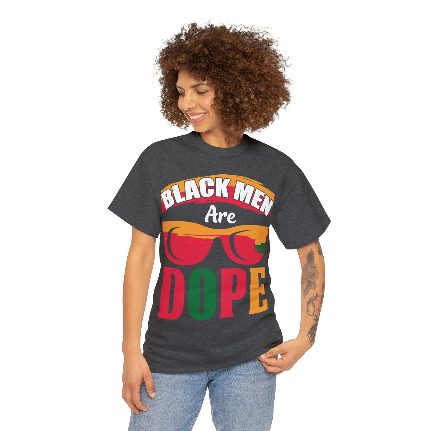 Black Man Dope Unisex Heavy Cotton Tee