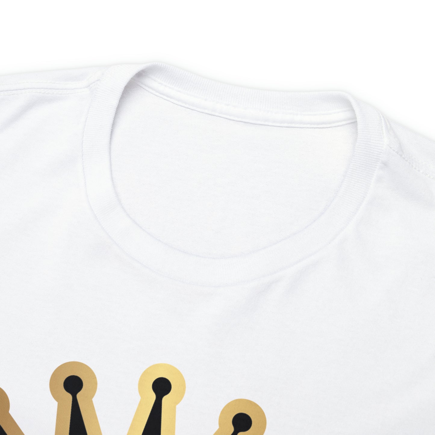 Capricorn King (Vinyl Cut-Specialty Foil) Print Unisex Heavy Cotton Tee
