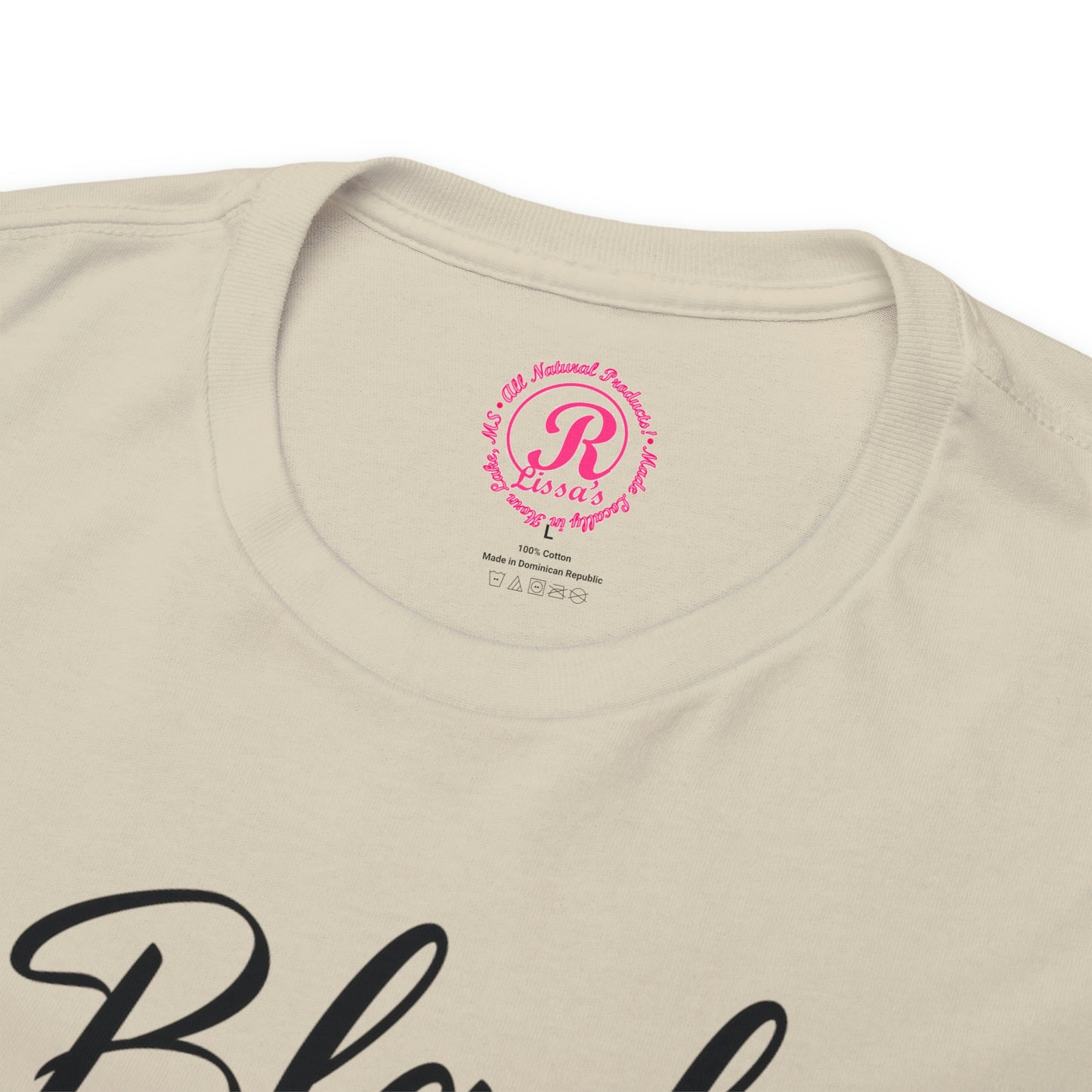 Black Father Script Unisex Heavy Cotton Tee