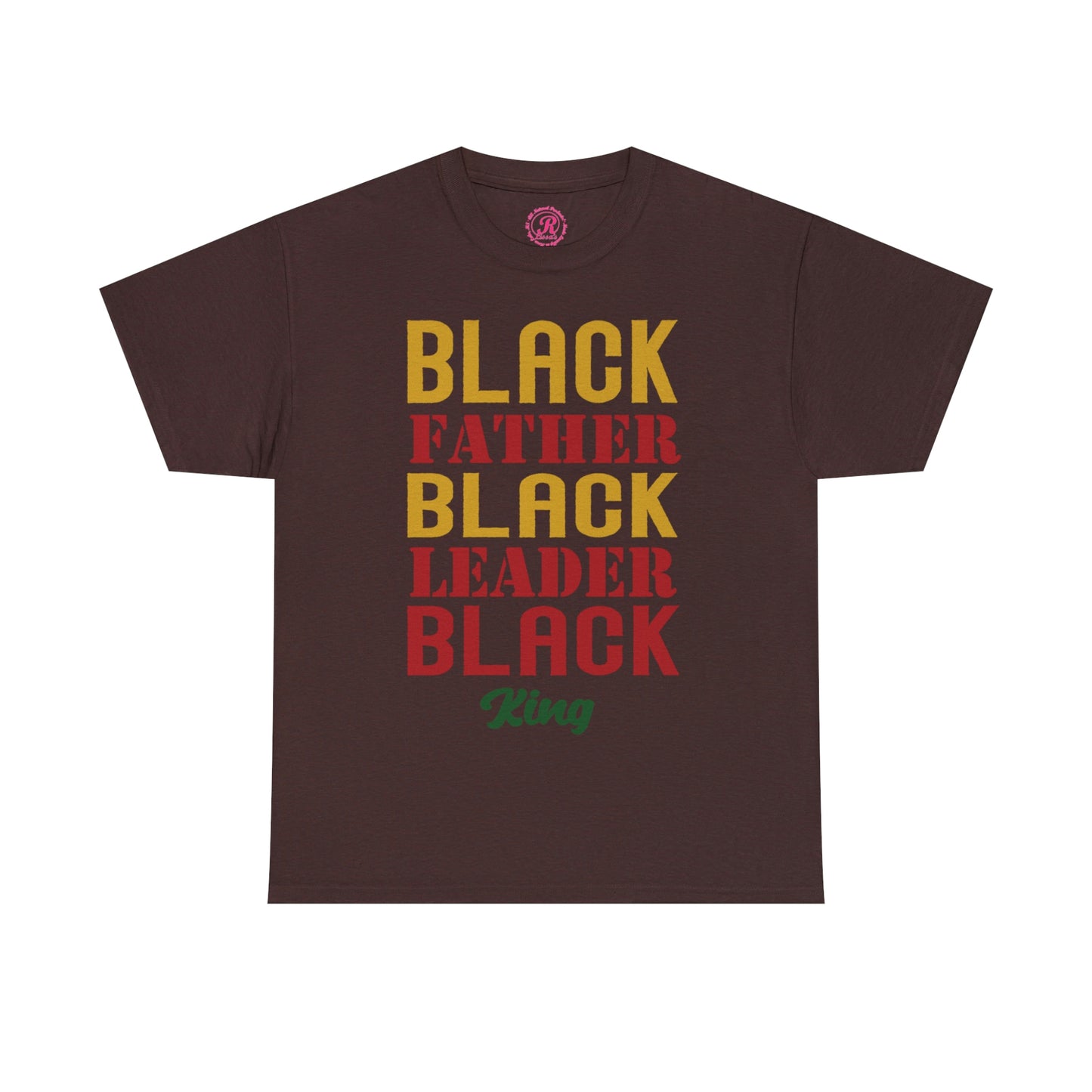 Black Fathers Block Unisex Heavy Cotton Tee