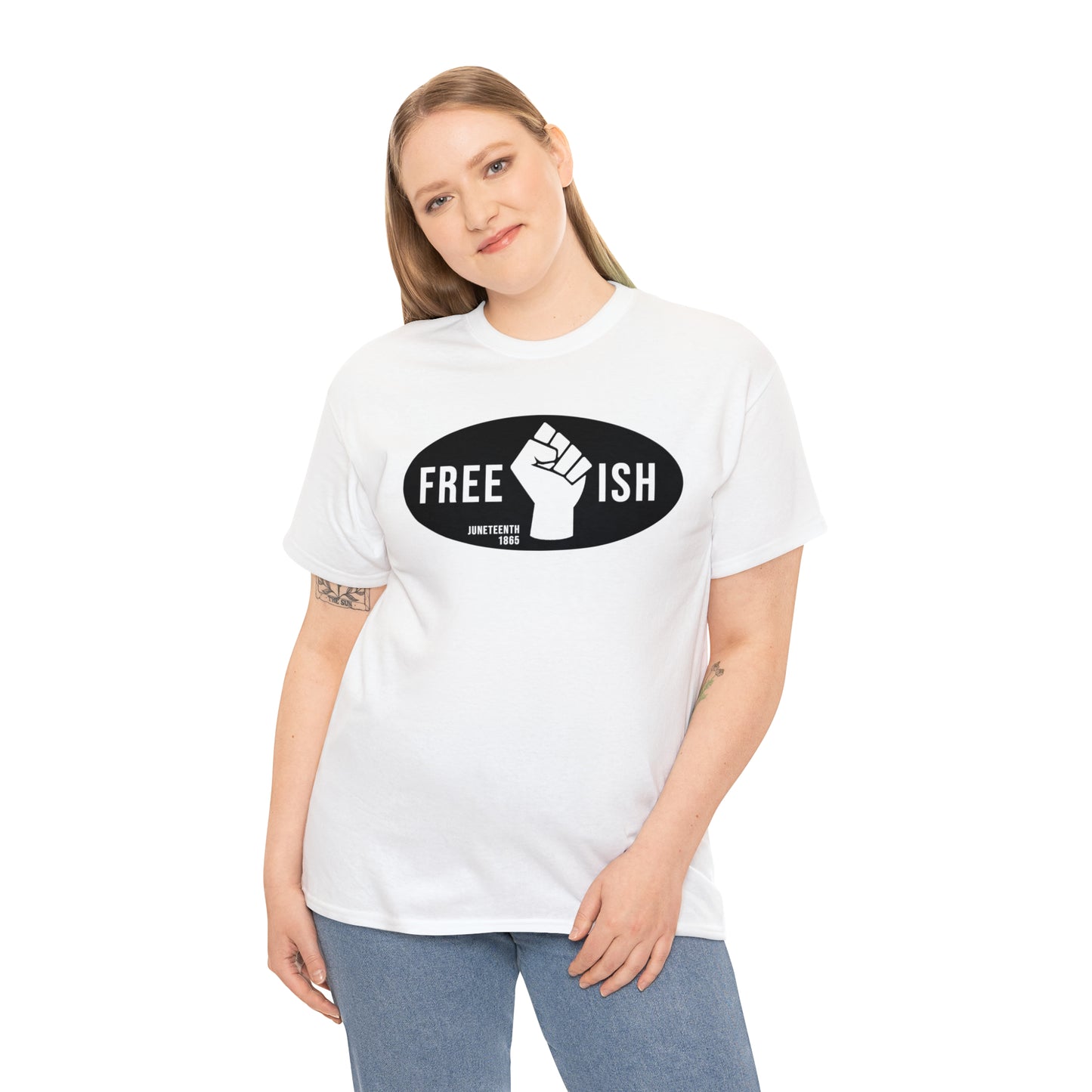 Free-Ish-DTF Print Unisex Heavy Cotton Tee