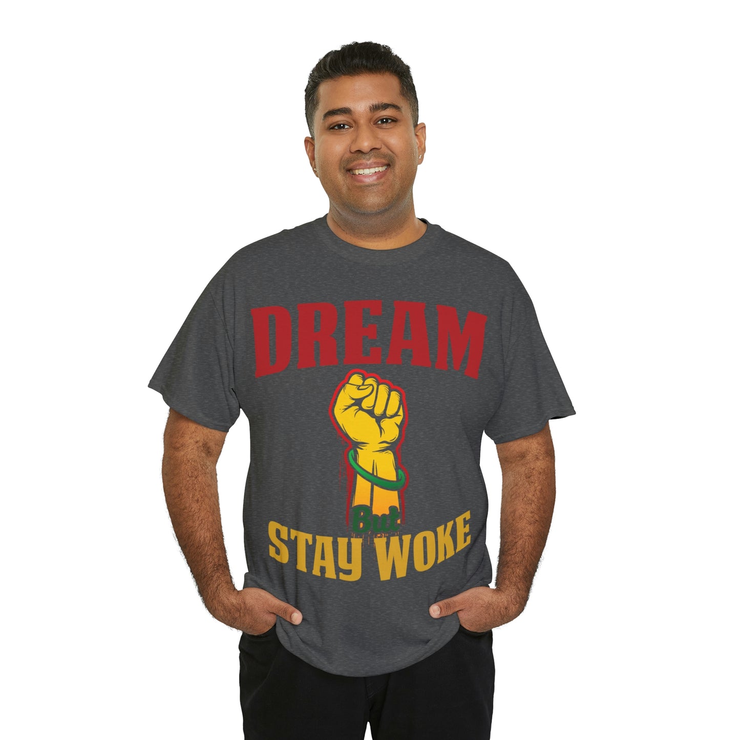 Dream/Woke Unisex Heavy Cotton Tee