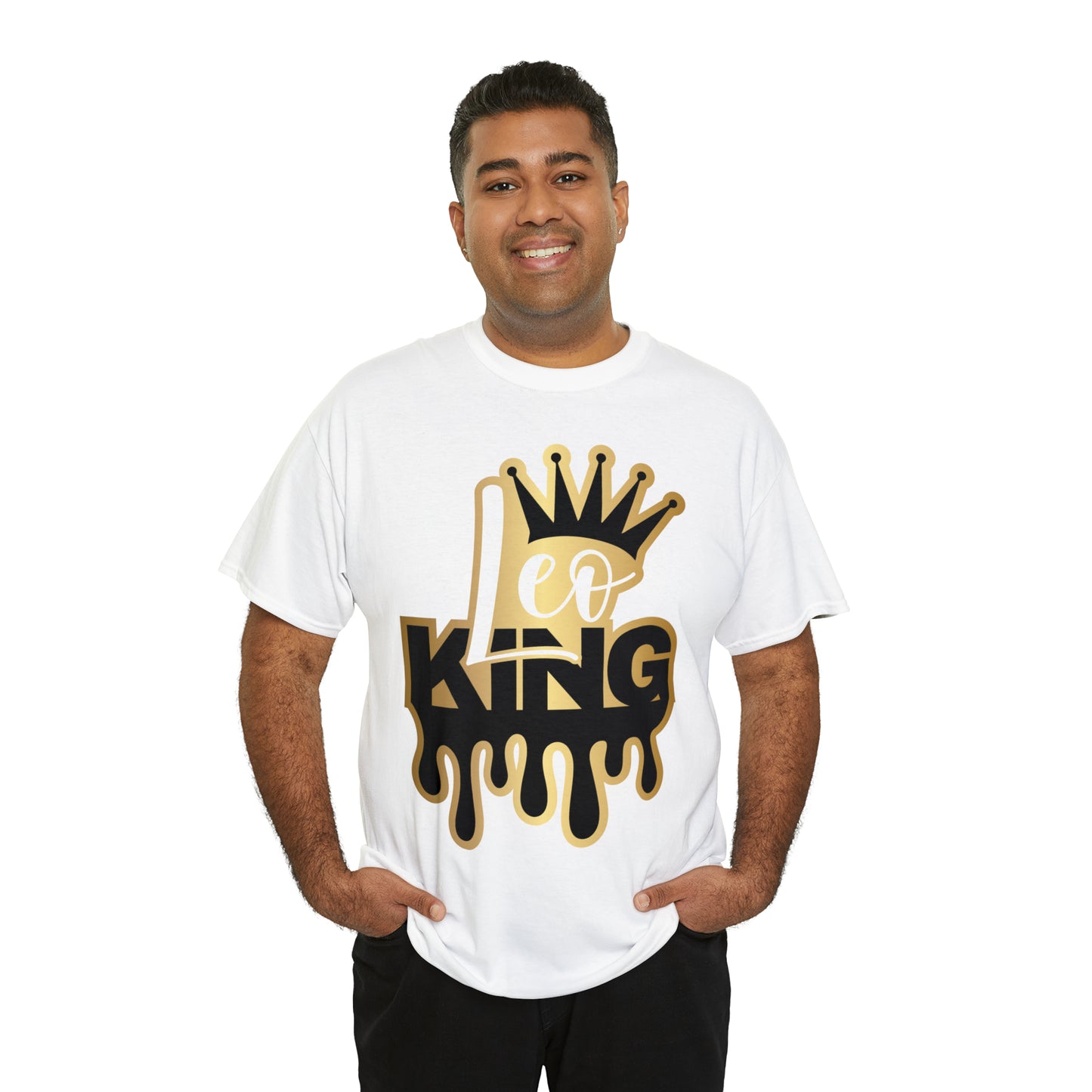 Leo King DTF Print Unisex Heavy Cotton Tee