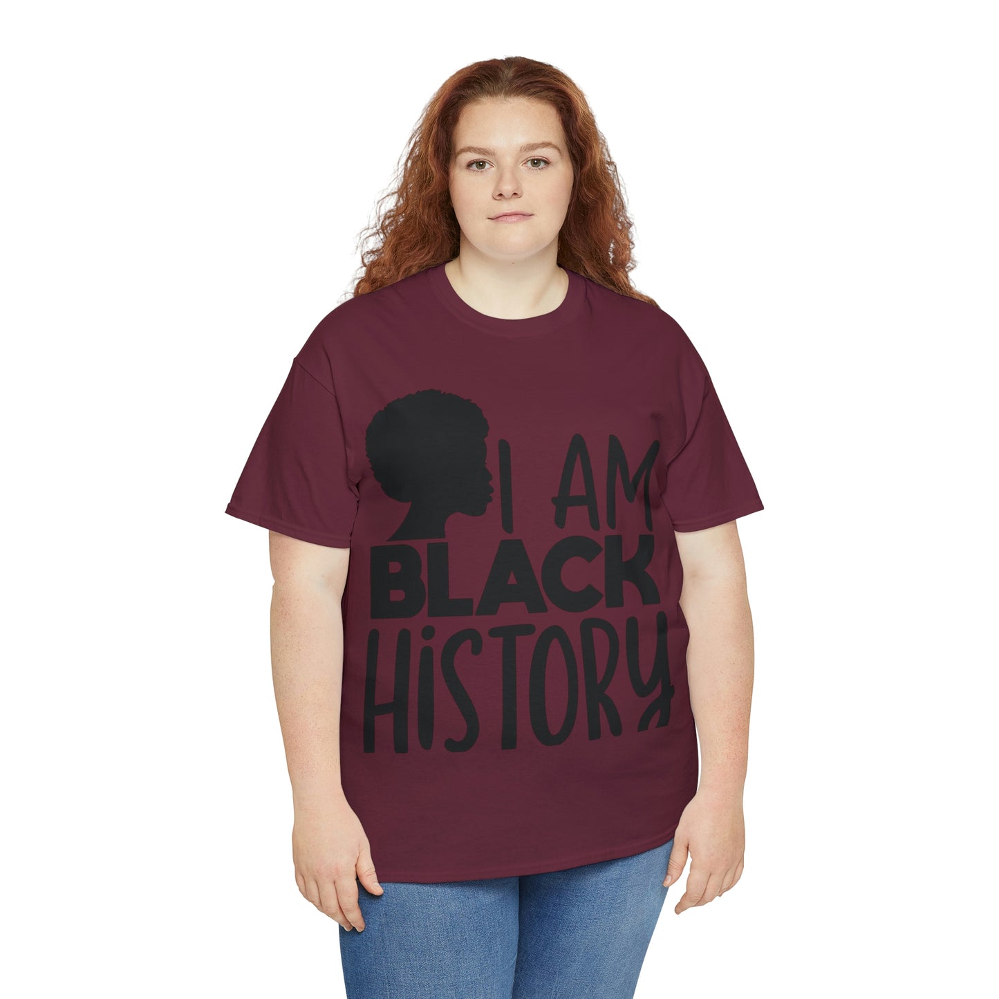 I Am Black History Unisex Heavy Cotton Tee