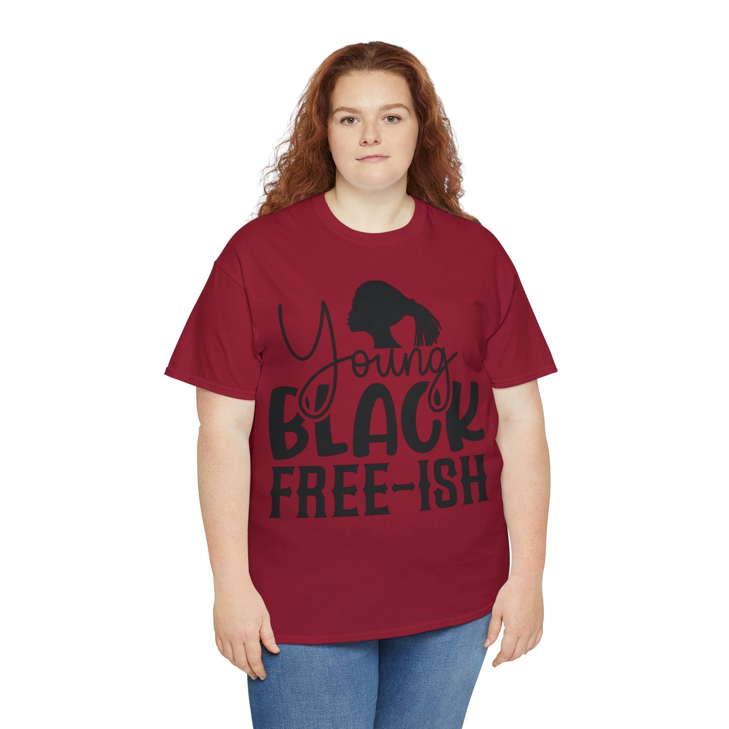 Young Black Unisex Heavy Cotton Tee
