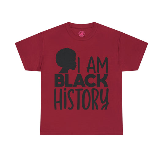 I Am Black History Unisex Heavy Cotton Tee