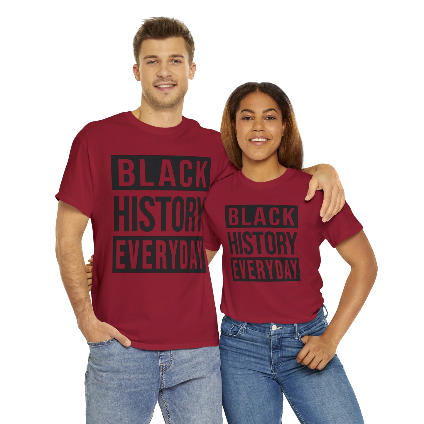 Black History Everyday Unisex Heavy Cotton Tee