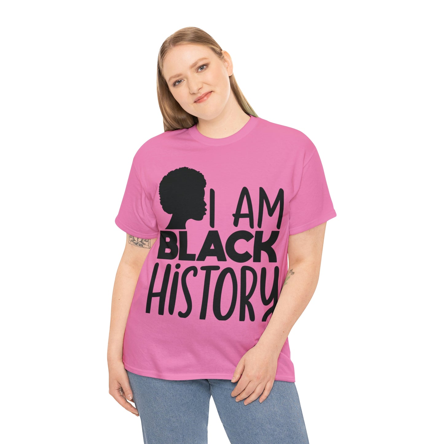 I Am Black History Unisex Heavy Cotton Tee