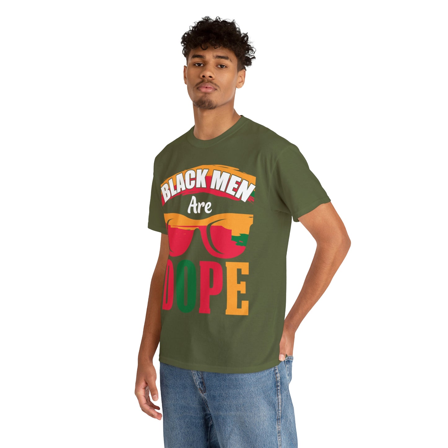Black Man Dope Unisex Heavy Cotton Tee