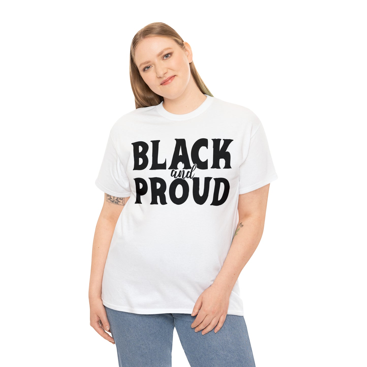 Proud (Vinyl Cut-1Color) Unisex Heavy Cotton Tee
