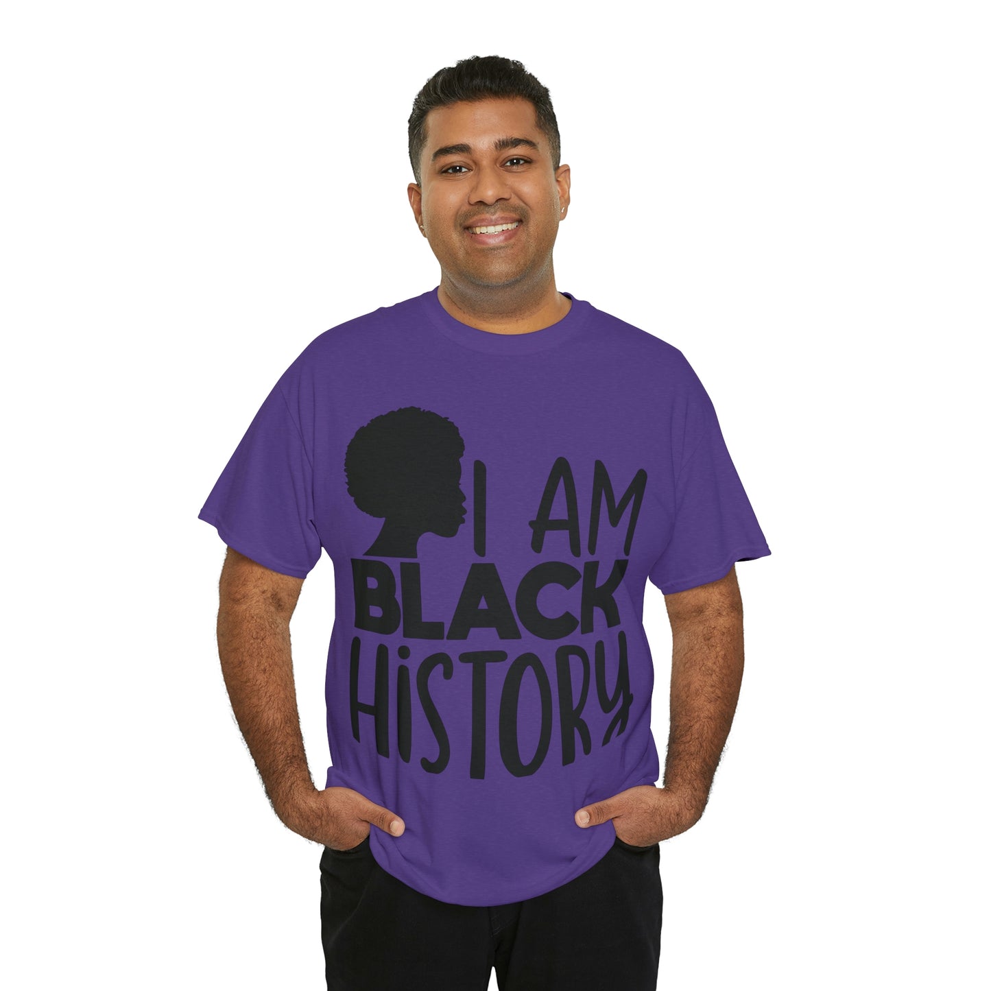I Am Black History Unisex Heavy Cotton Tee