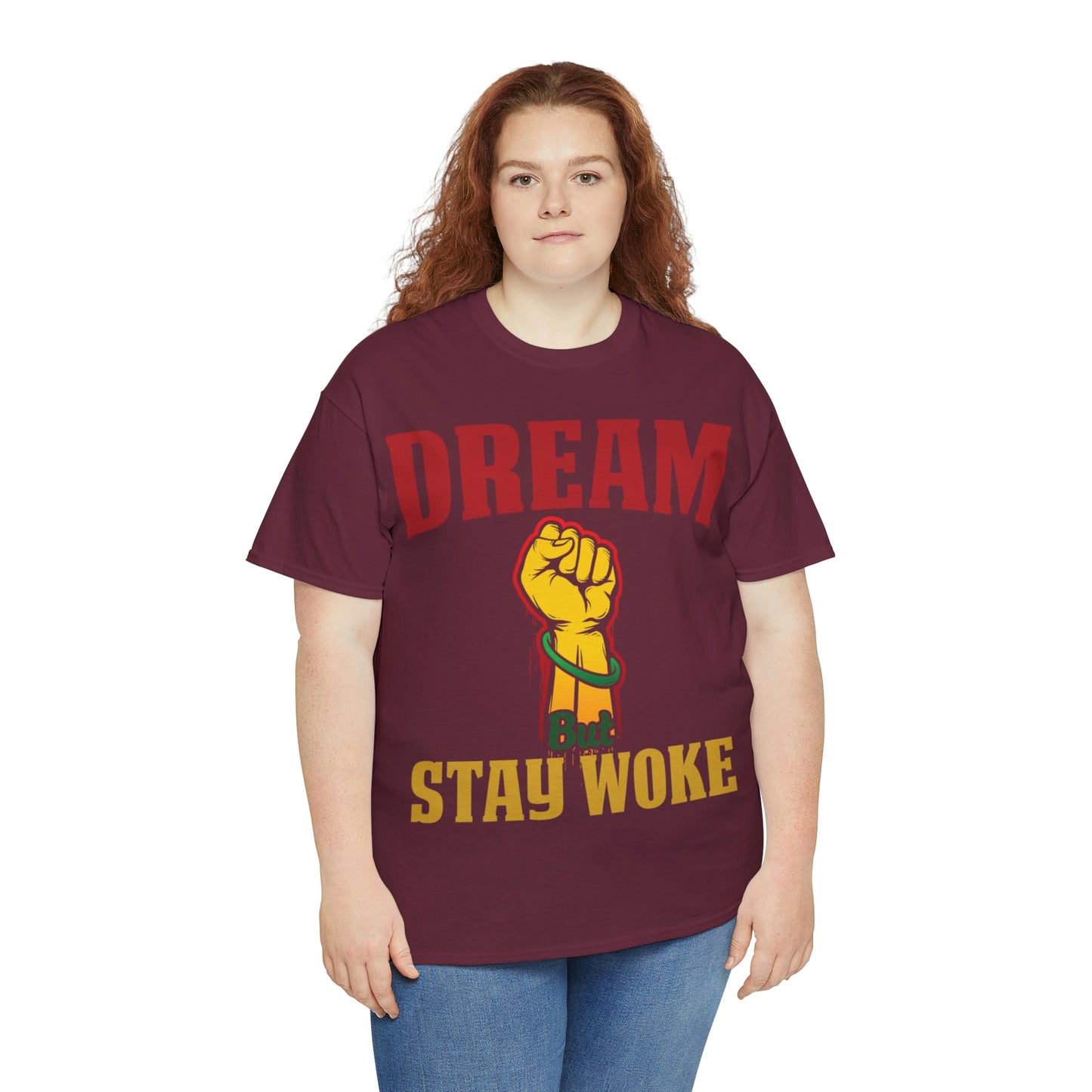 Dream/Woke Unisex Heavy Cotton Tee