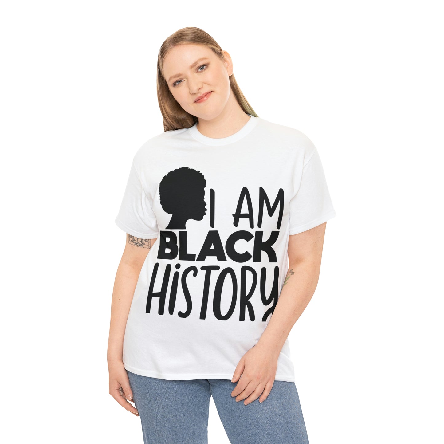 I Am Black History Unisex Heavy Cotton Tee