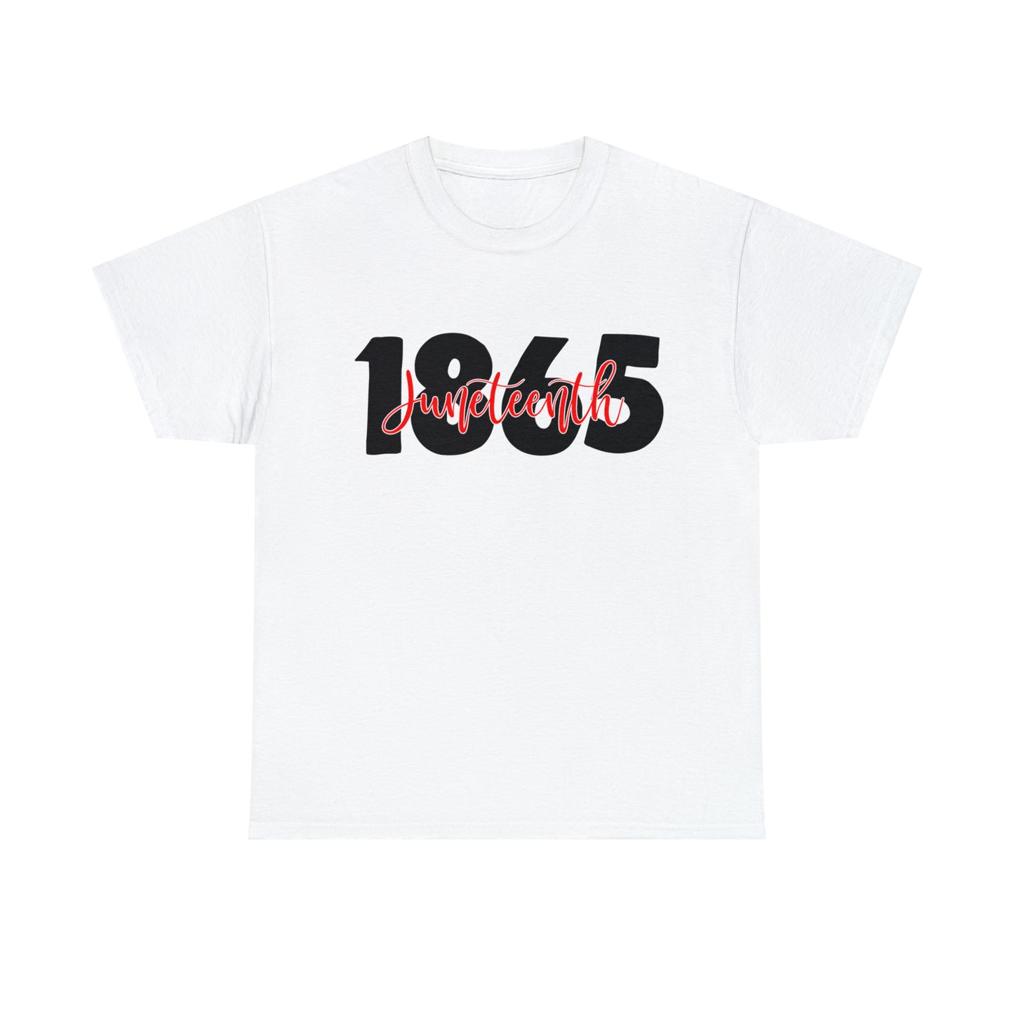 1865 (Vinyl Print-2 Color) Unisex Heavy Cotton Tee