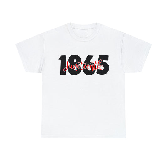 1865 (Vinyl Print-2 Color) Unisex Heavy Cotton Tee