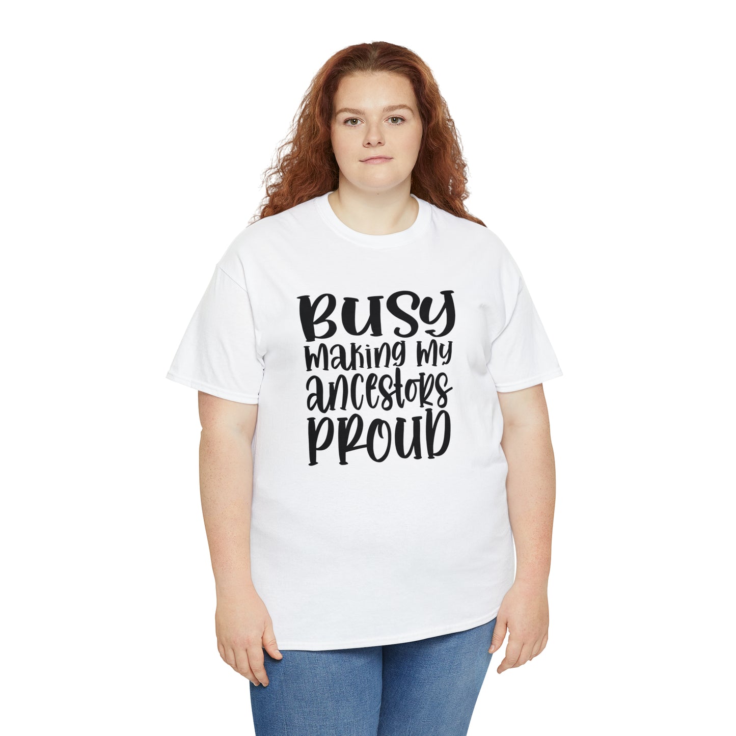 Proud (Vinyl Cut-1 color) Unisex Heavy Cotton Tee