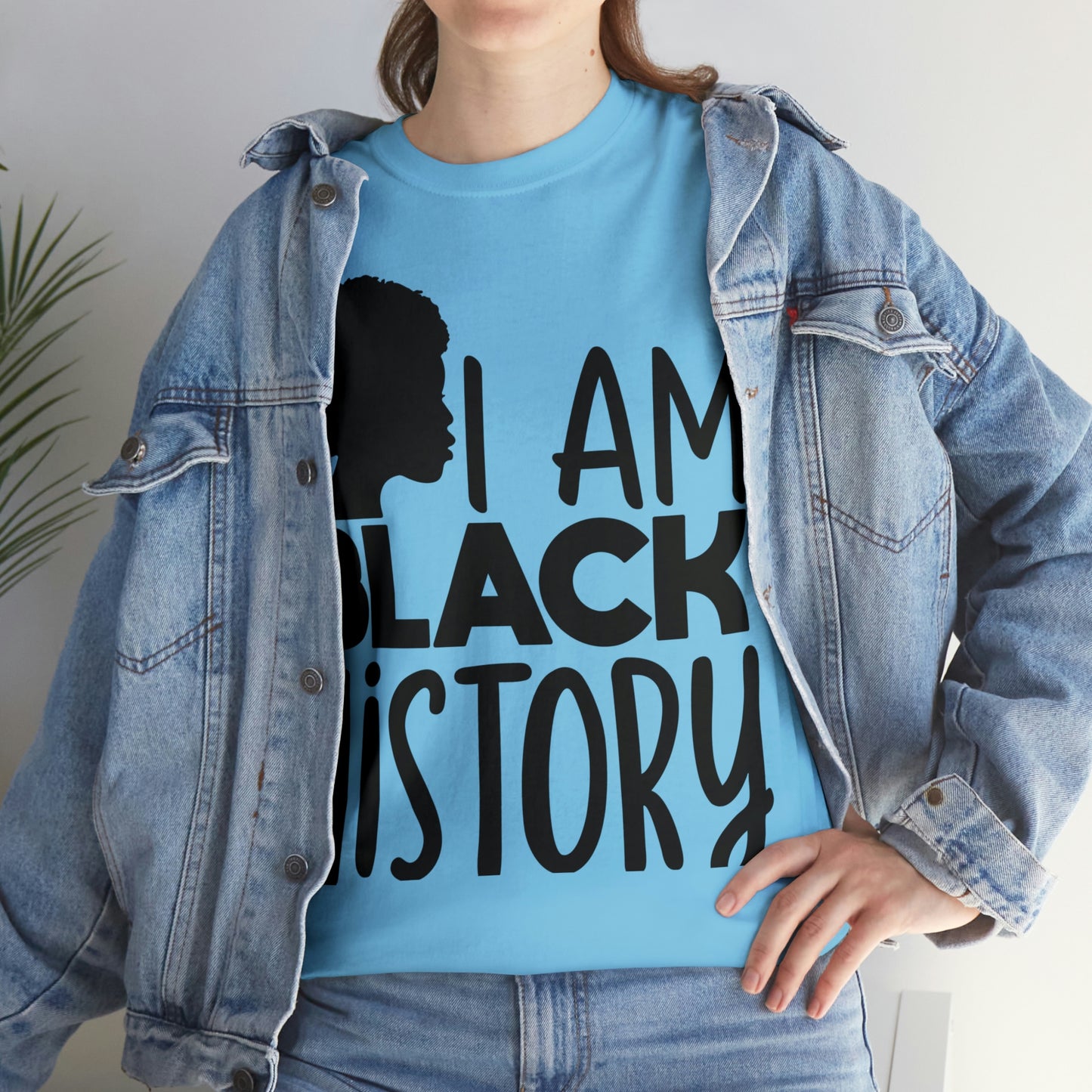 I Am Black History Unisex Heavy Cotton Tee
