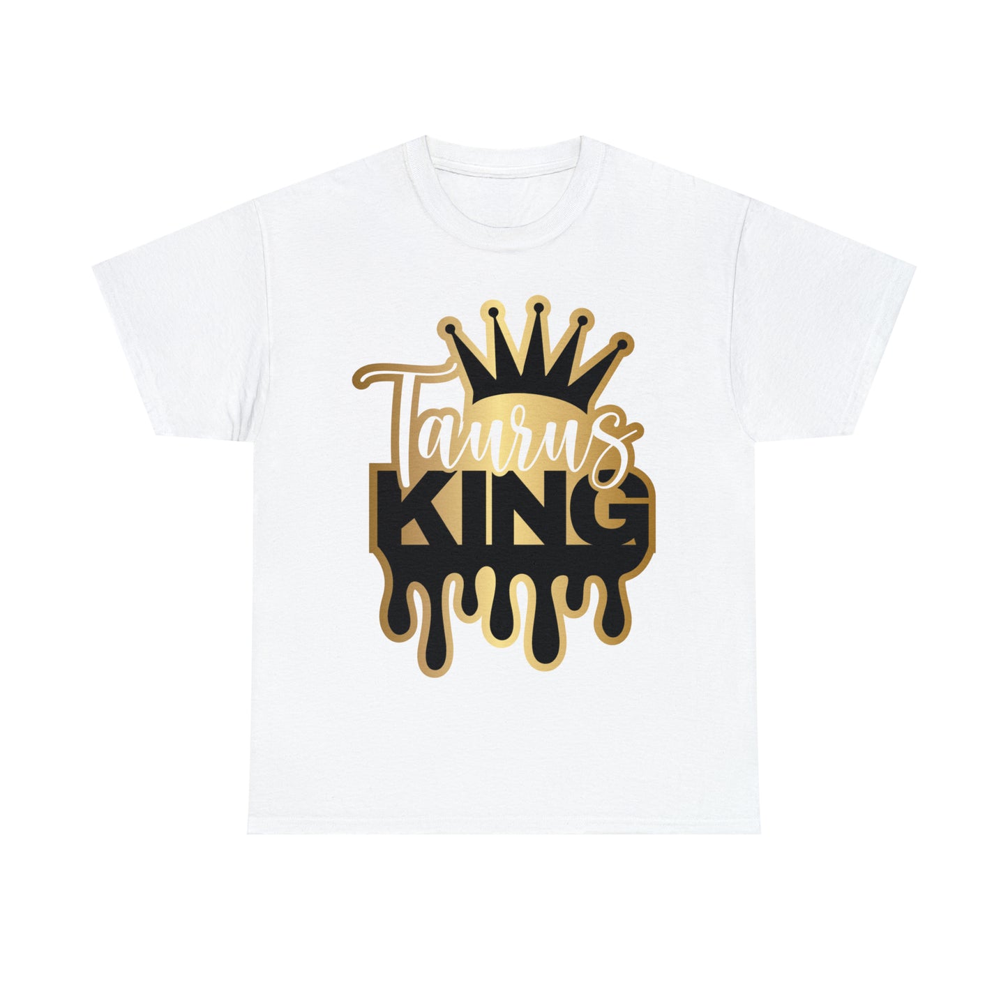 Taurus King DTF Print Unisex Heavy Cotton Tee