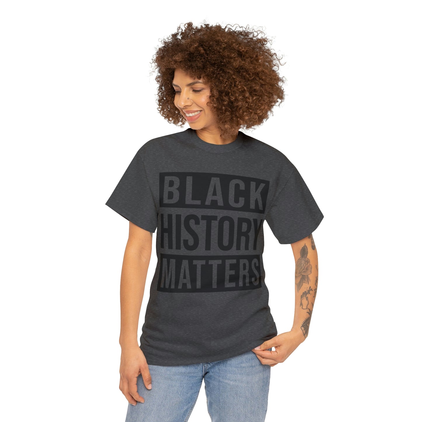 Black History Matters Unisex Heavy Cotton Tee